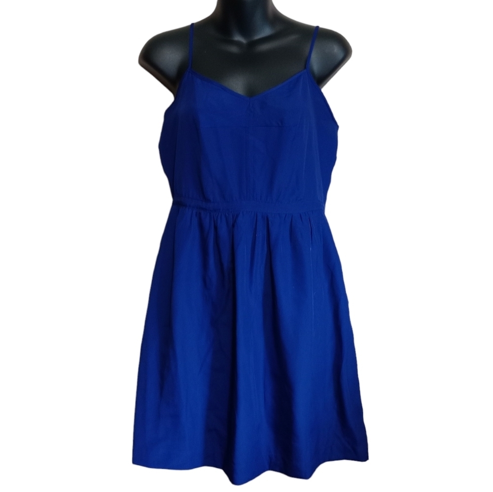 J. Crew Women's Navy Blue Slip Dress